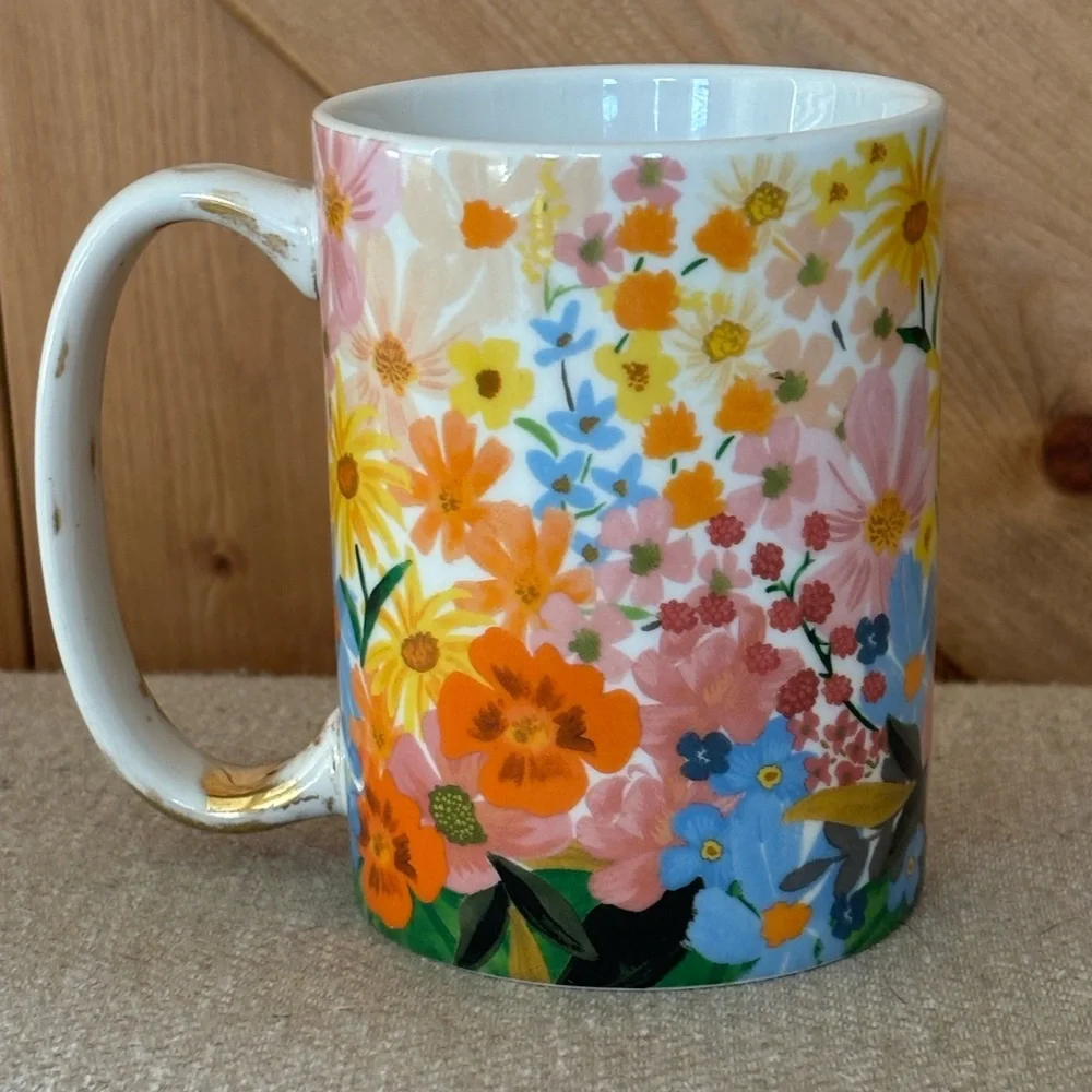 RIFLE PAPER CO. Marguerite Porcelain Mug